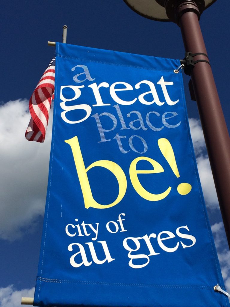 City of Au Gres Road Banner "A Great Place to be"