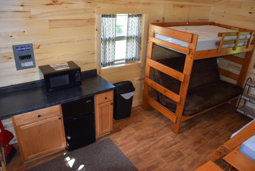 Campground interior cabin